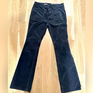 The Icon Low-Rise Corduroy Chop Pocket Flare Jeans by Pilcro